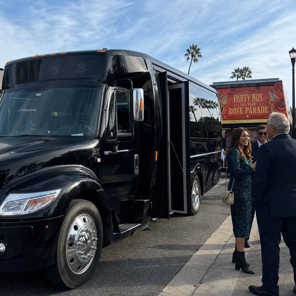 Party Bus to the Rose Parade