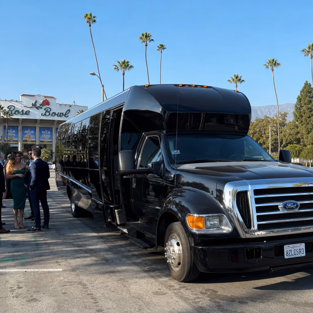 Rent a Bus to the Rose Bowl Stadium