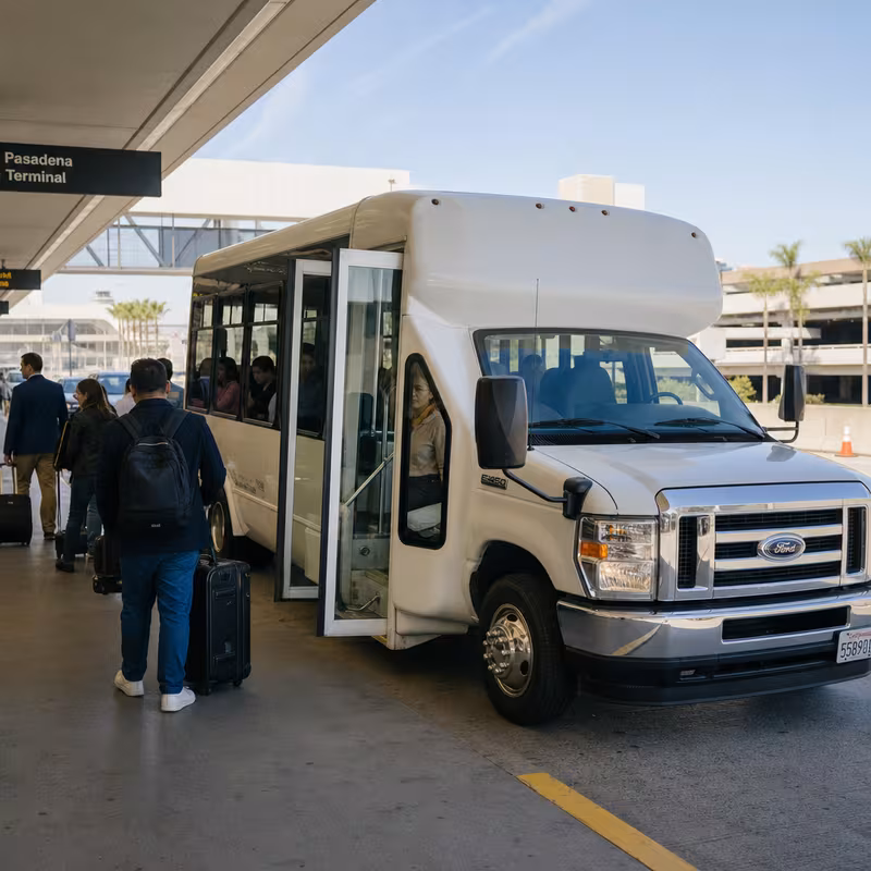 Pasadena Airport Transportation fleet vehicle