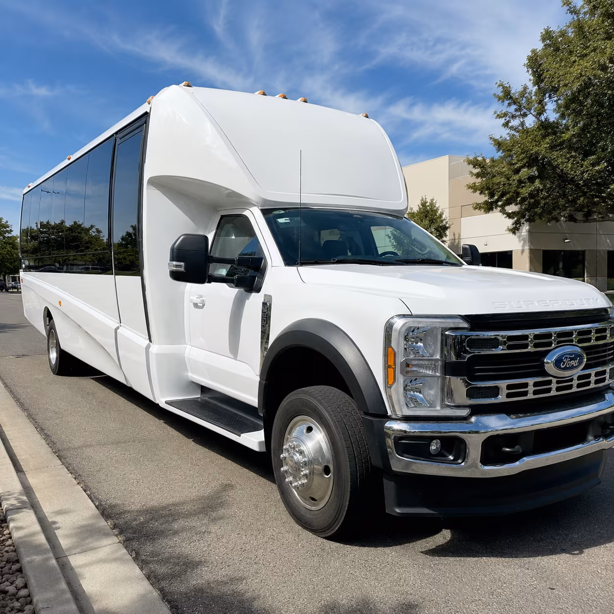 Pasadena Airport Shuttle & Transportation party bus exterior