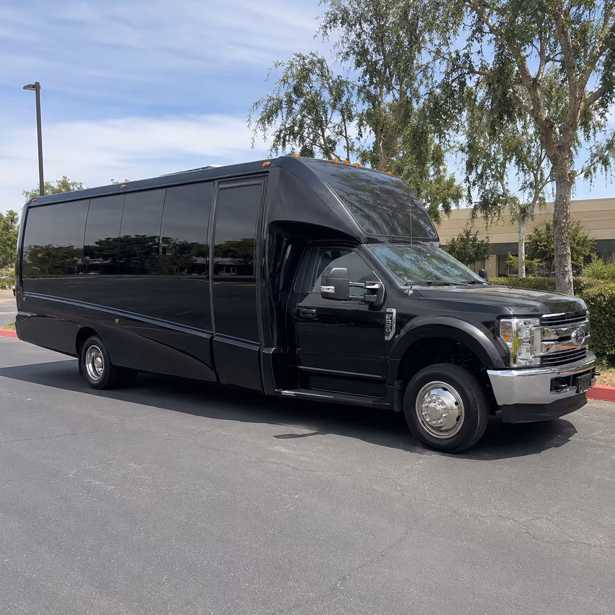 Pasadena Birthday, Sweet 16, & Quinceañera Transportation party bus exterior