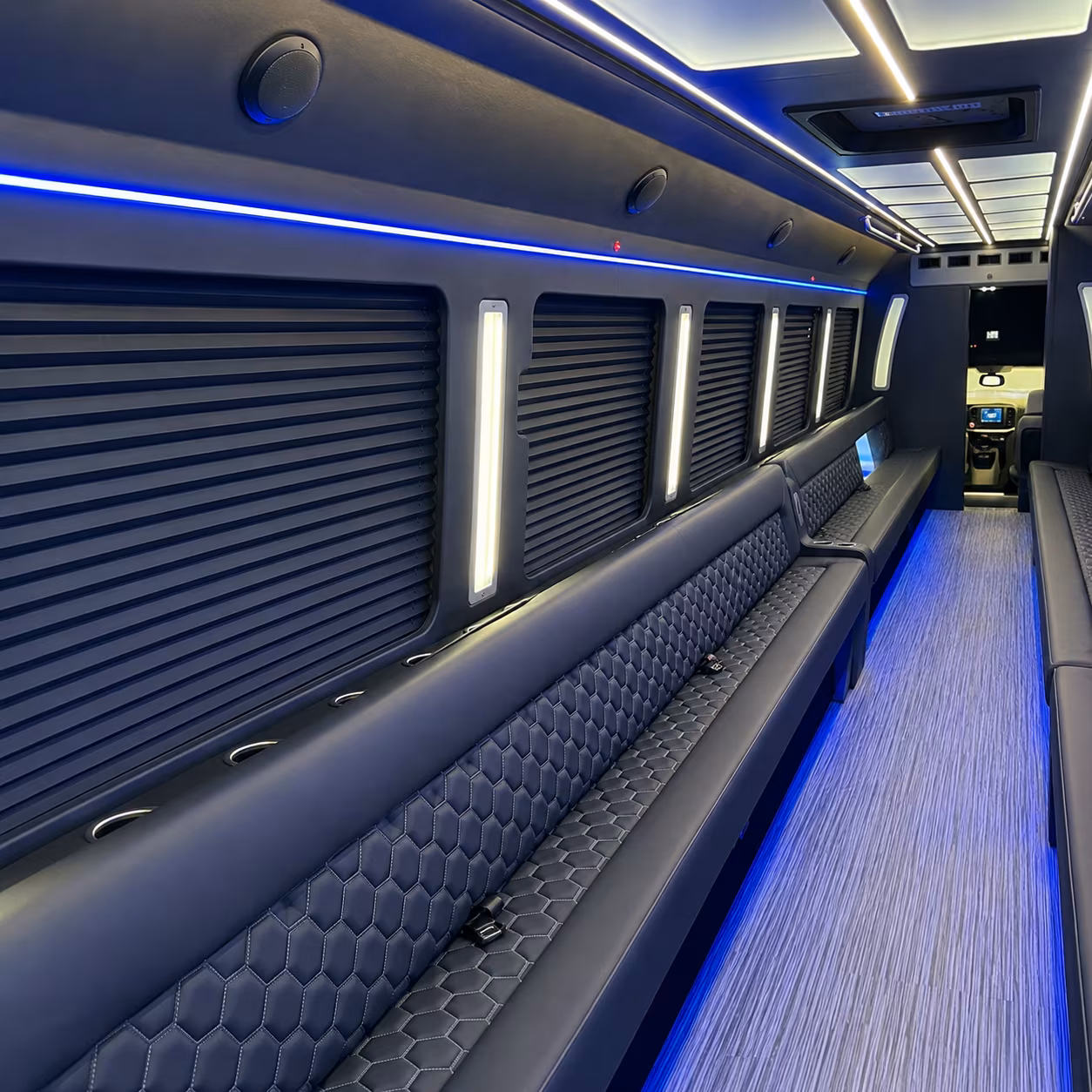Pasadena Concert & Music Festival Transportation party bus exterior