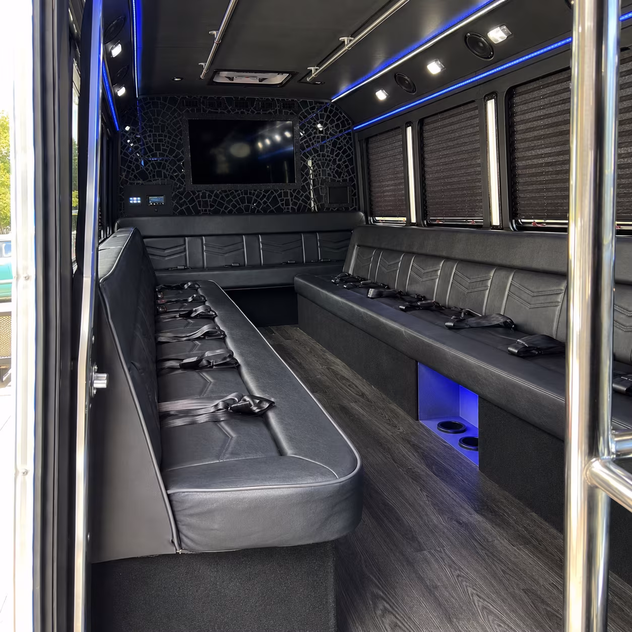 Pasadena Concert & Music Festival Transportation party bus exterior