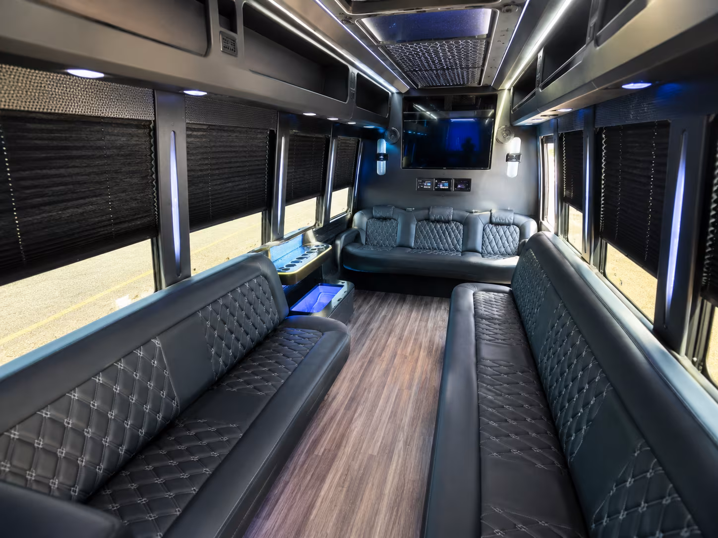 Pasadena Concert & Music Festival Transportation party bus exterior
