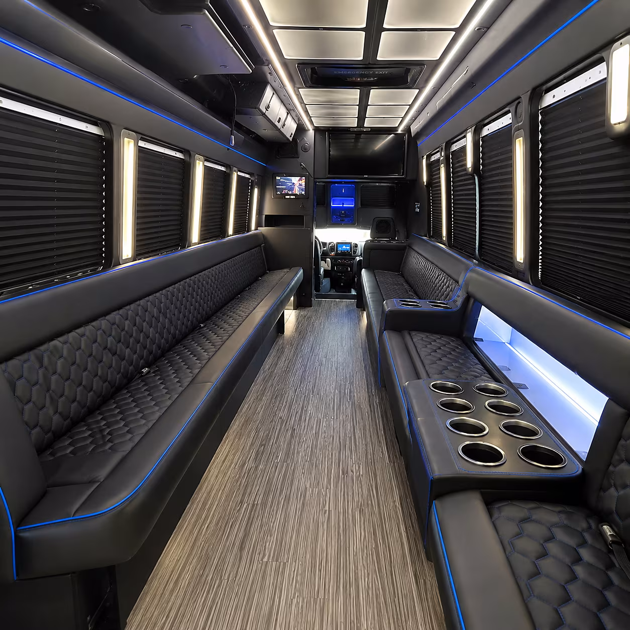 Pasadena Concert & Music Festival Transportation onboard seating