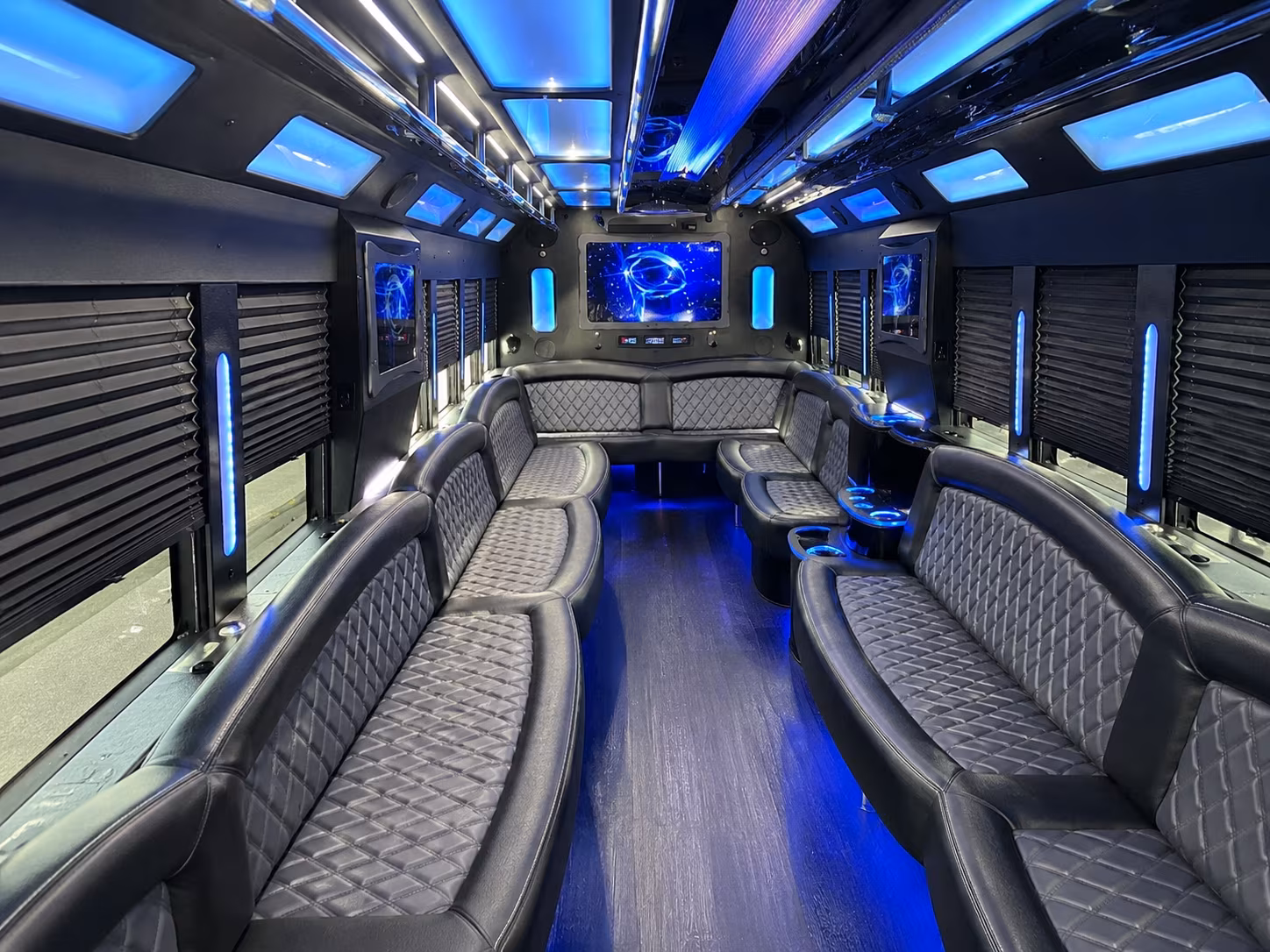 Pasadena Concert & Music Festival Transportation party bus exterior