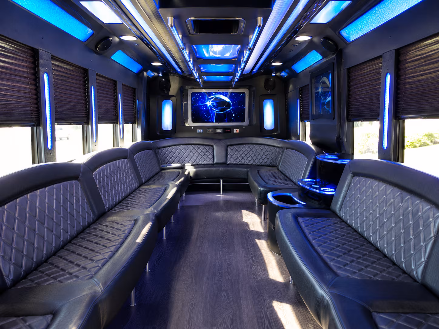 Pasadena Private Event Transportation onboard seating