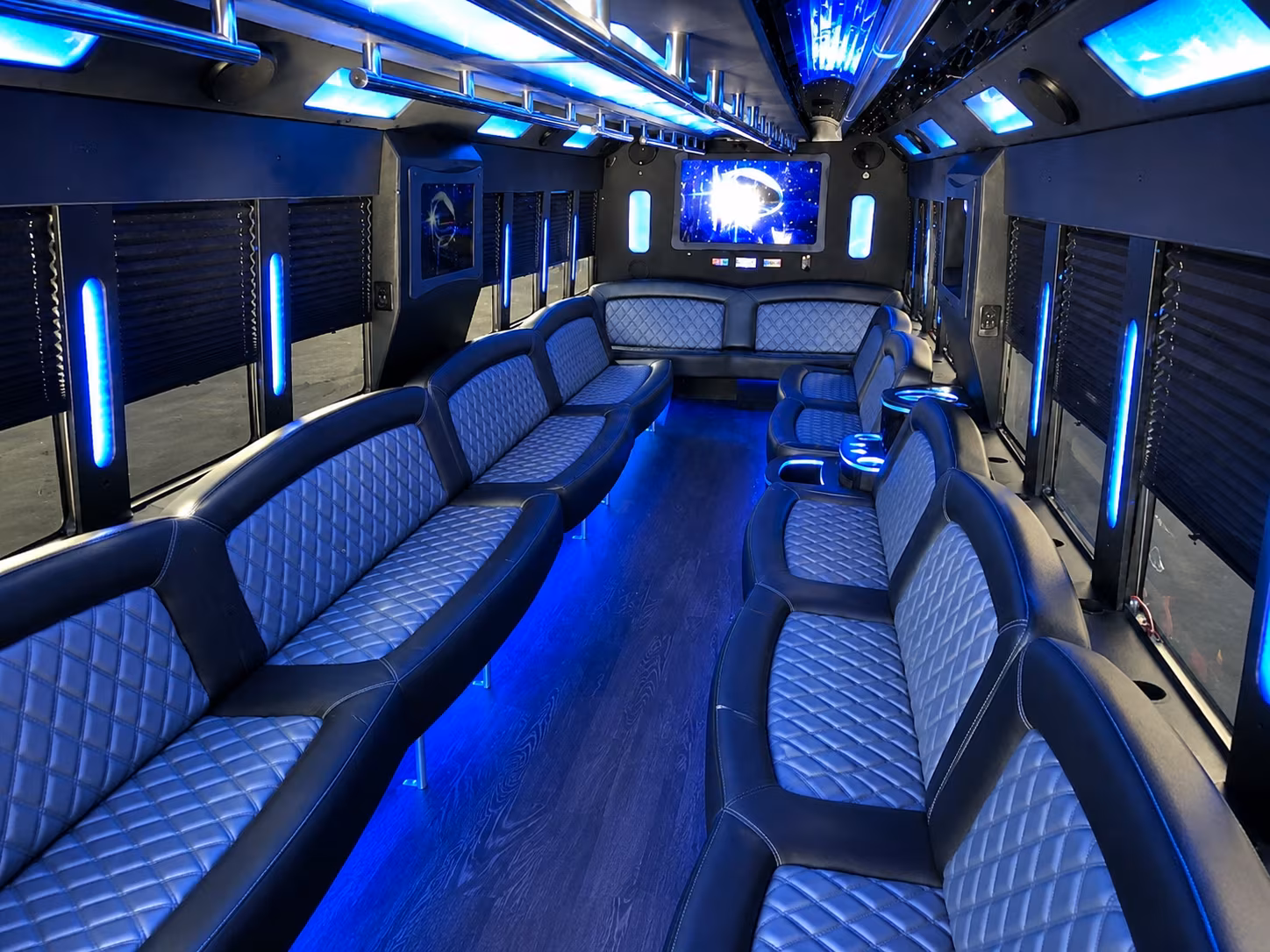 Pasadena Prom & Homecoming Transportation onboard seating