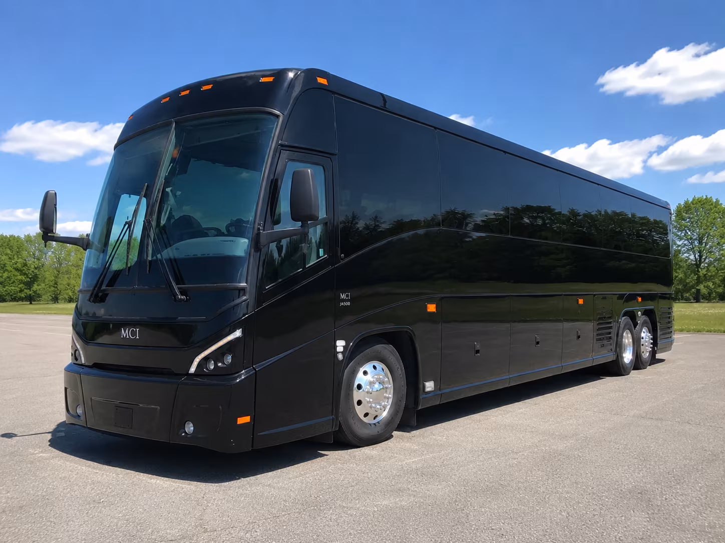 Pasadena School Event Transportation party bus exterior