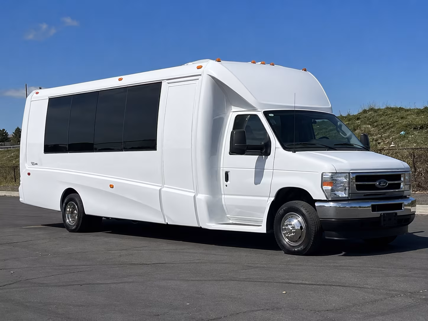 Pasadena Sporting Event Transportation party bus exterior
