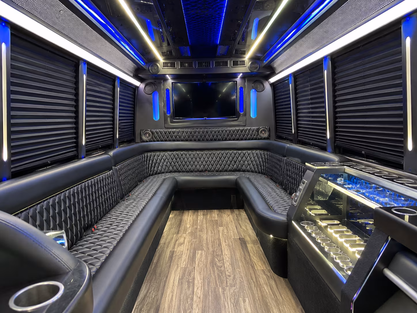 Pasadena Sporting Event Transportation onboard seating