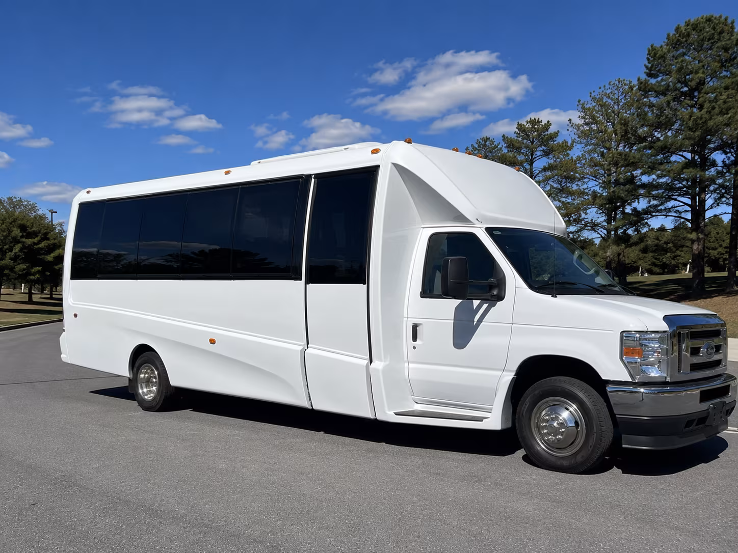 Pasadena Sporting Event Transportation party bus interior