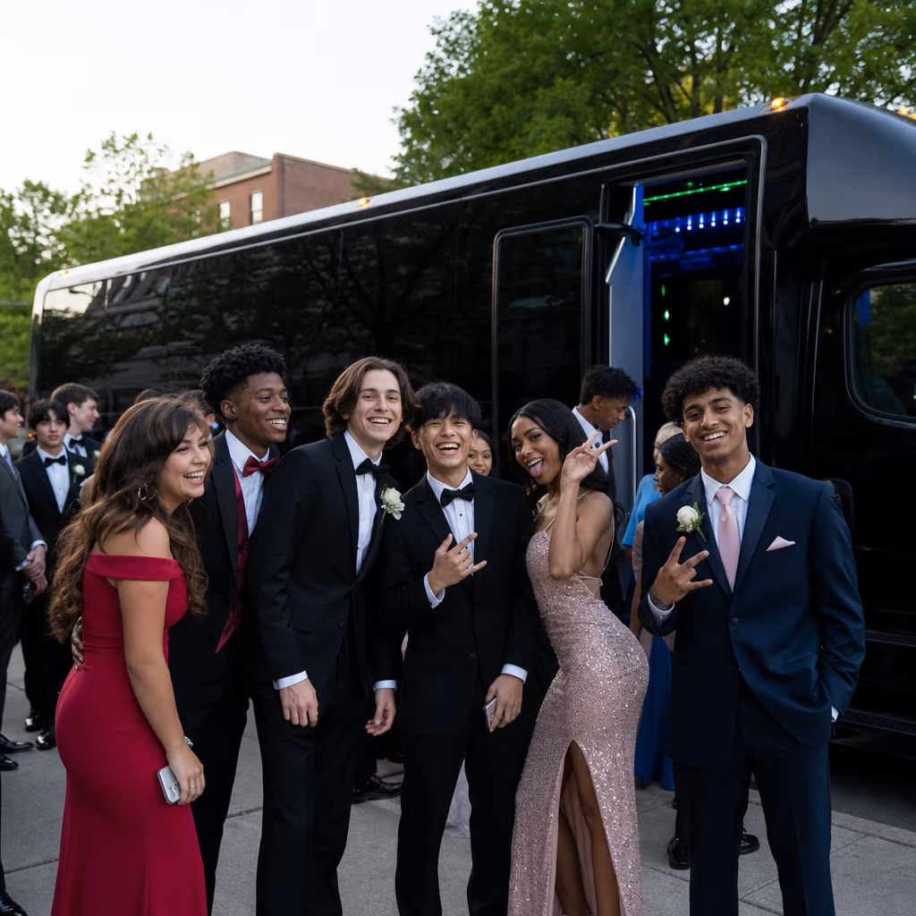 Pasadena Prom Party Bus Rental
