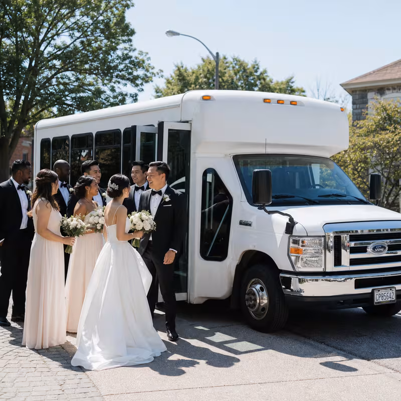 Pasadena Wedding Transportation fleet vehicle